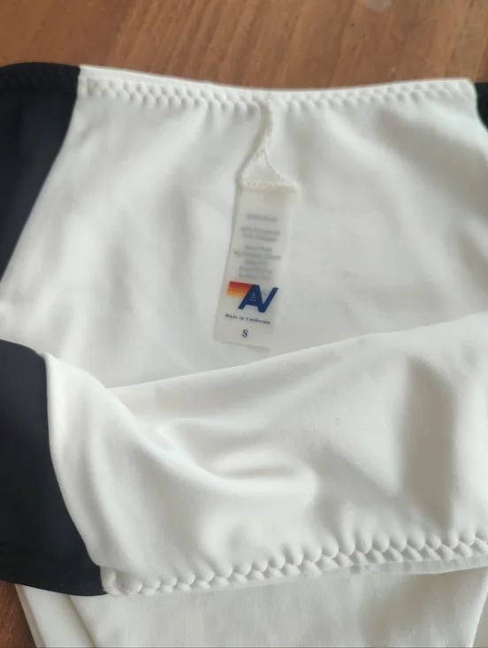 Aviator Nation S High Waisted Side Cut Out Color Block Cheeky Bikini Bottom -&- - Picture 4 of 7